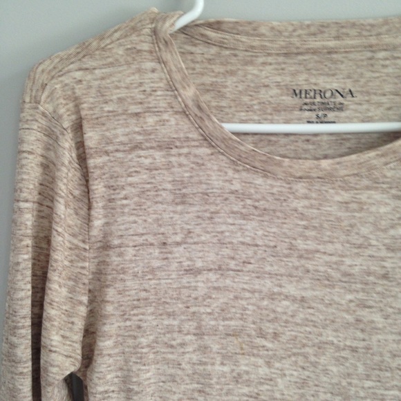 tan long sleeve top - Picture 3 of 3