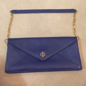 Tory burch clutch with strap