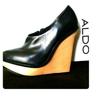 Aldo wedge bootie