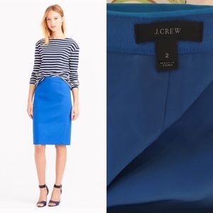 NWOT J Crew No. 2 Pencil Skirt in cotton twill