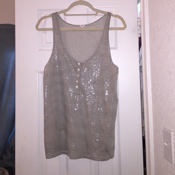 Jcrew sequin tank