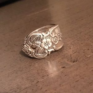 Silver plated spoon ring!