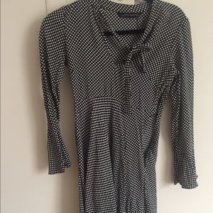 Zara polka dot dress