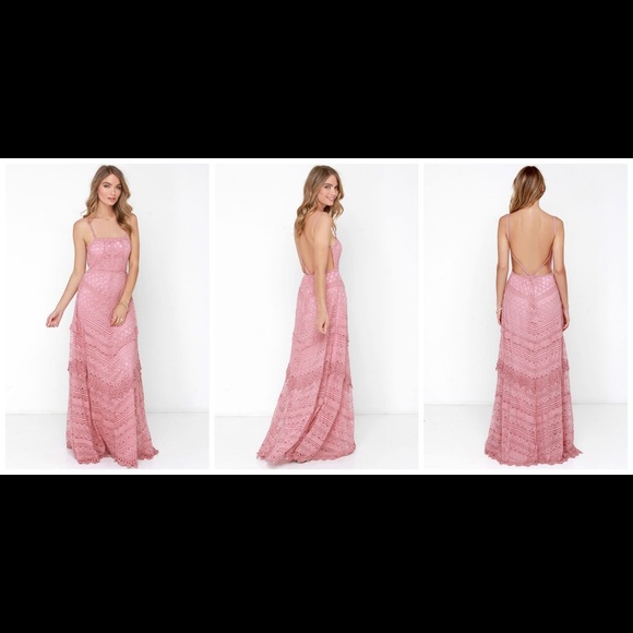 Dusty rose maxi dress...never worn