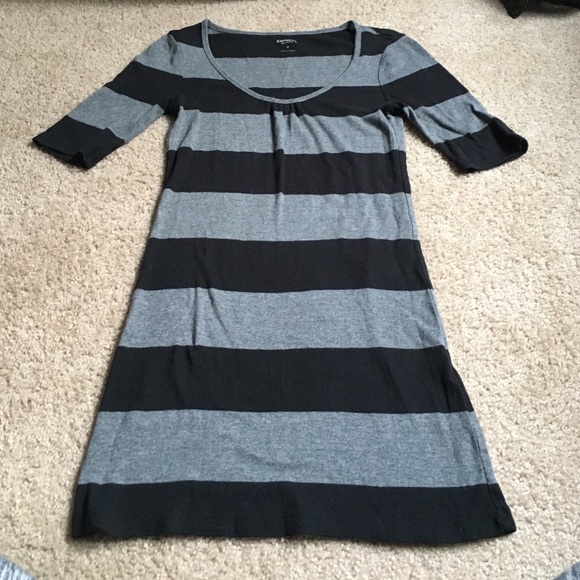 Express form fitting mini dress