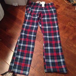 Plaid pj pants