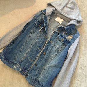 Hooded Jean Jacket