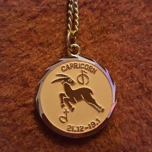 Vintage Capricorn Pendant