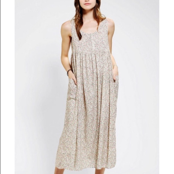 RARE Urban Renewal Babydoll Maxi Dress