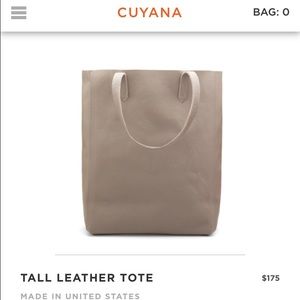Cuyana leather tote