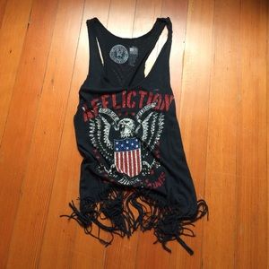 Fringe tank top