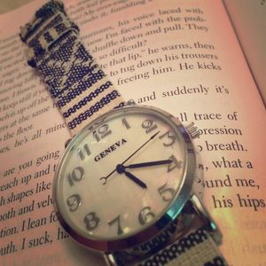 Aztec Print Geneva Watch