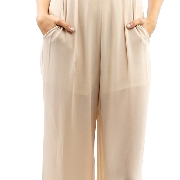 Nude Bandage Top Pant Jumpsuit - Picture 5 of 5