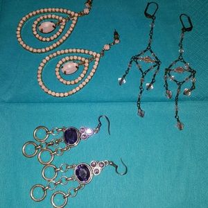 Lot of 3 earrings