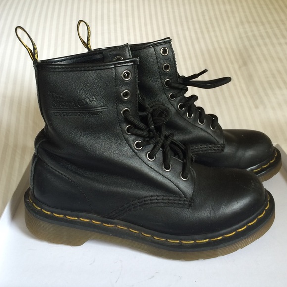 Dr. Martens 1460 W Black Combat Boot