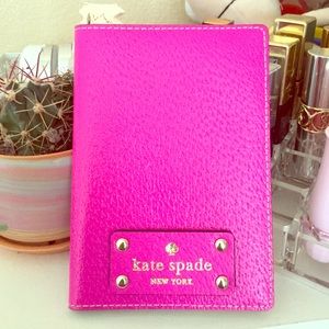 Kate Spade Passport Holder | hot pink