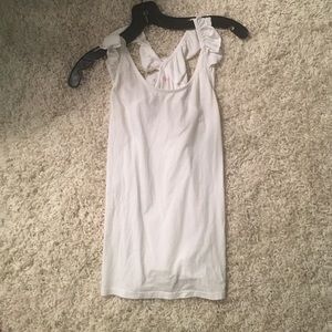 Lilly Pulitzer white ruffle shirt