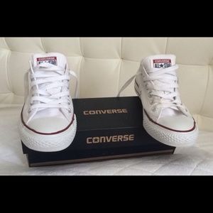 All star OX White low top converse-unisex