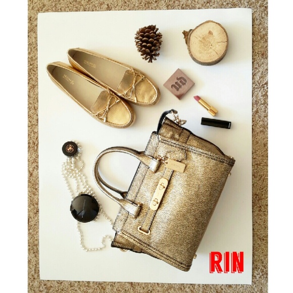 NEW MICHAEL KORS DAISY PALE GOLD