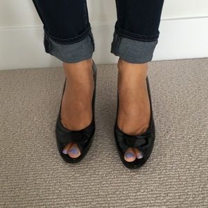 Stuart Weitzman "Annabelle" black heels.