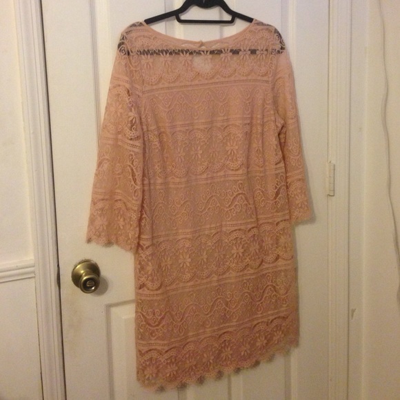 Pink Lace Dress
