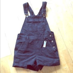 Topshop Dungaree short overalls