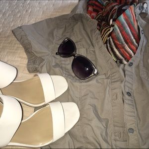 🌺SALE🌺 Safari Style Khaki Jumpsuit Romper