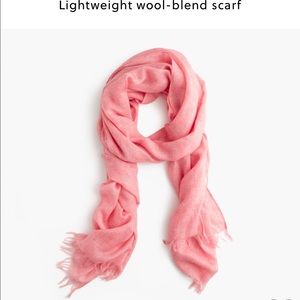 Pink scarf!