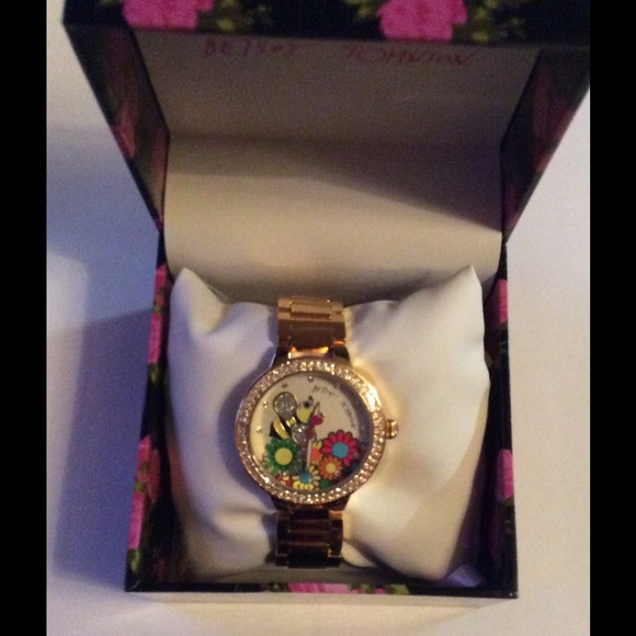 Betsey Johnson Accessories - Authentic Betsey Johnson Watch Bumblebee/Flowers.