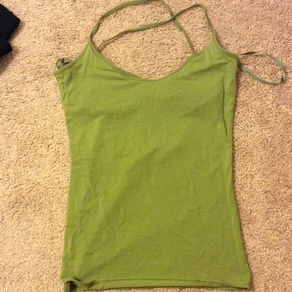 Body tank with cross back straps