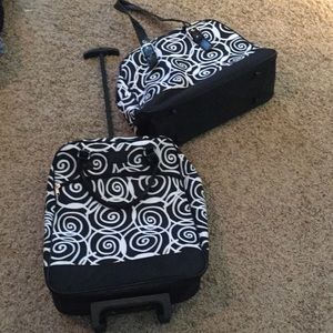 Travel Luggage & Overnight Bag Set