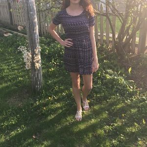 Tribal Print Casual Dress