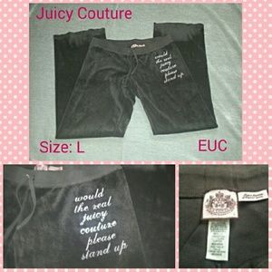 JUICY COUTURE Would the real Juicy TERRY PANTS - L