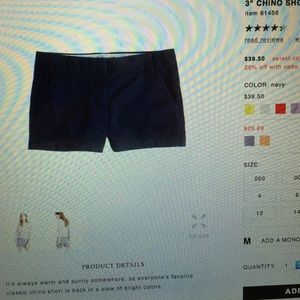 J. Crew shorts!