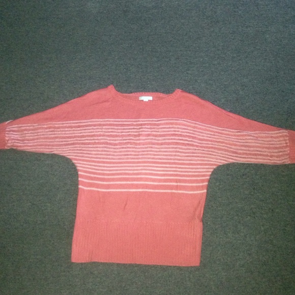 Pink Striped Sweater