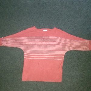 Pink Striped Sweater