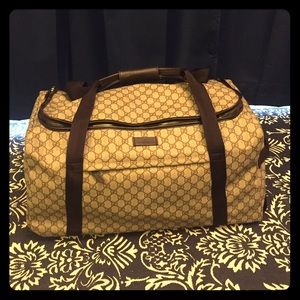 Gucci Travel Bag w/wheels, Large