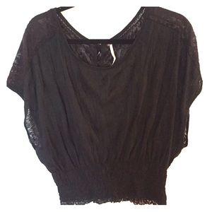 Free people batwing peasant style top