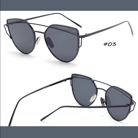 🌿1 LEFT🌿Trendy Mirrored Bar Sunnies - Picture 4 of 4