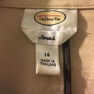 Talbots Jackets & Coats - Classic Talbots Khaki Blazer Talbots Jackets & Coats - Classic Talbots Khaki Blazer