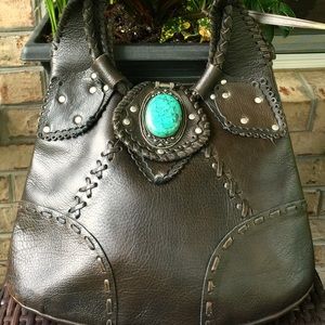 Gorgeous WaBags leather purse - genuine turquoise!