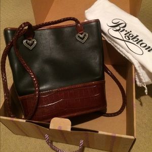 Brighton Brown and Black leather purse