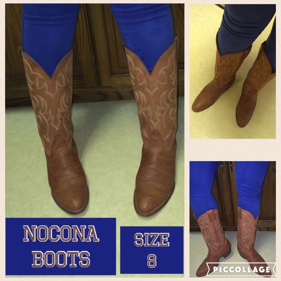 NOCONA BOOTS SIZE 8, EXCELLENT CONDITION!