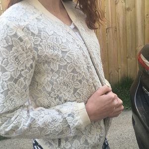 Light Floral Lace Jacket
