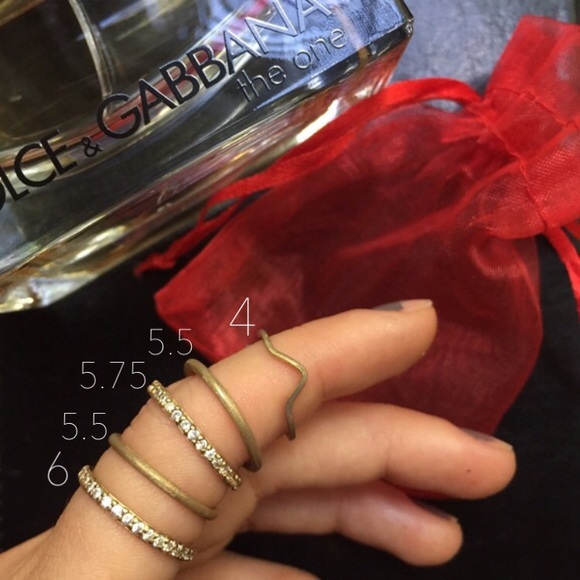 Anthropologie Jewelry - 5 Pc Stackable Rings Sterling Silver 925 Signed