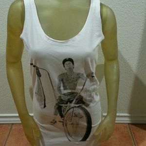 Wiz Khalifa Bike Womens Tank Top Med. 34" chest