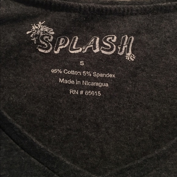 SPLASH size small v-neck - Picture 2 of 3