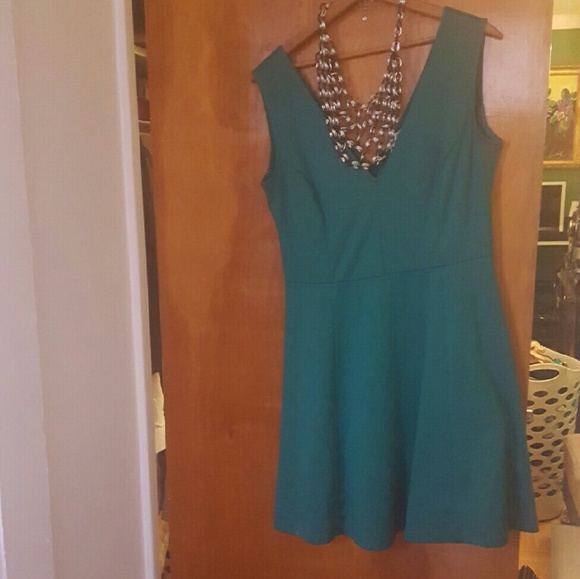 Green skater dress 💕final price 💕