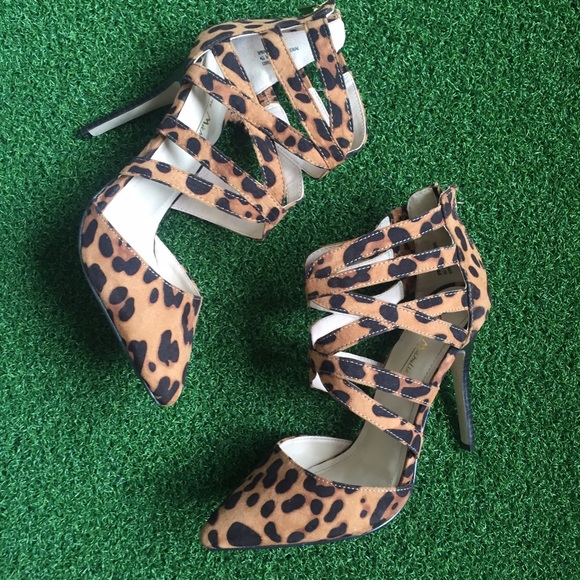 Leopard heels