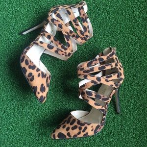 Leopard heels